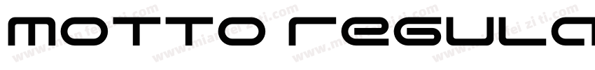 Motto Regular字体转换